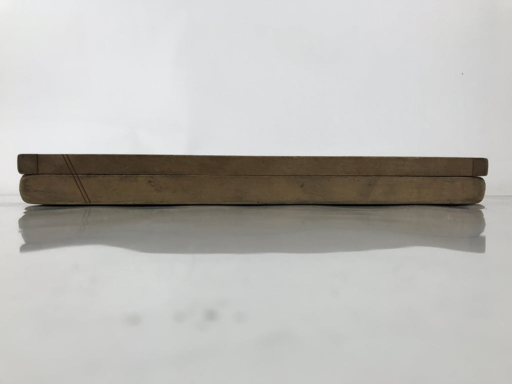 Japanese Wood Carved Kashigata Cake Mold Vtg Sweet Wagashi Tai Madai Fish Kg672