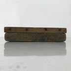 Japanese Wood Carved Kashigata Cake Mold Vtg Sweet Wagashi Tai Madai Fish Kg672