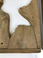 Japanese Wood Carved Kashigata Cake Mold Vtg Sweet Wagashi Tai Madai Fish Kg673