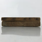 Japanese Wood Carved Kashigata Cake Mold Vtg Sweet Wagashi Tai Madai Fish Kg673