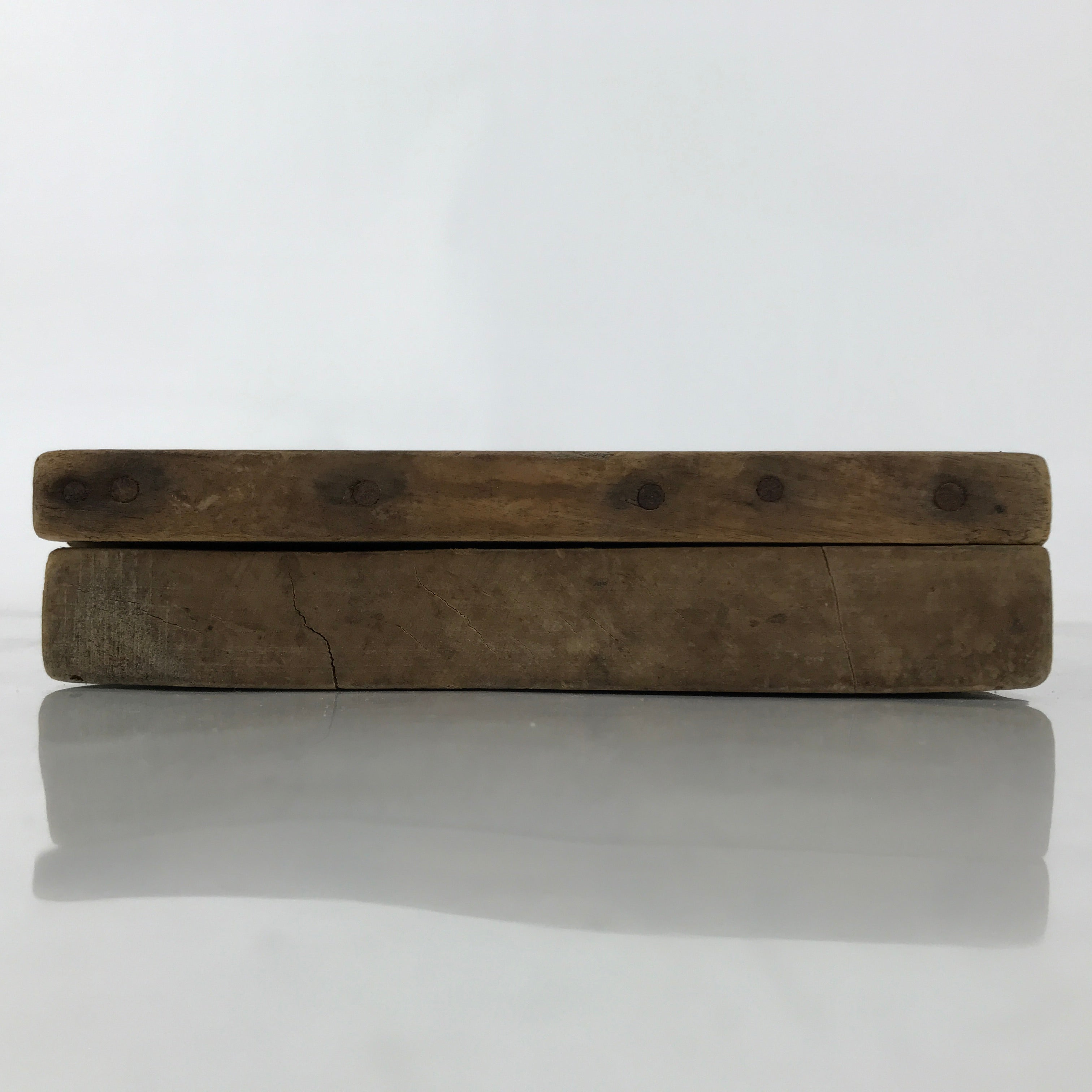 Japanese Wood Carved Kashigata Cake Mold Vtg Sweet Wagashi Tai Madai Fish Kg673