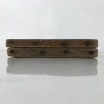 Japanese Wood Carved Kashigata Cake Mold Vtg Sweet Wagashi Tai Madai Fish Kg733