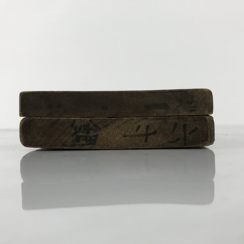 Japanese Wood Carved Kashigata Cake Mold Vtg Sweet Wagashi Tai Madai Fish Kg748