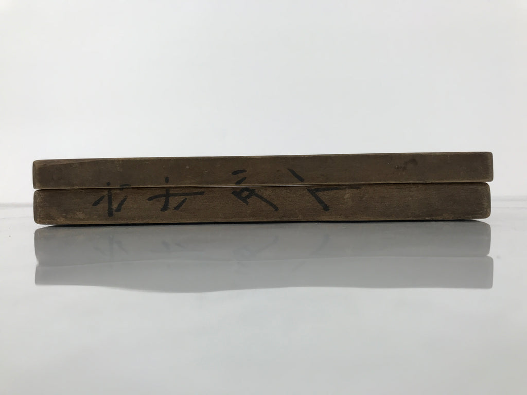 Japanese Wood Carved Kashigata Cake Mold Vtg Sweet Wagashi Tai Madai Fish Kg748