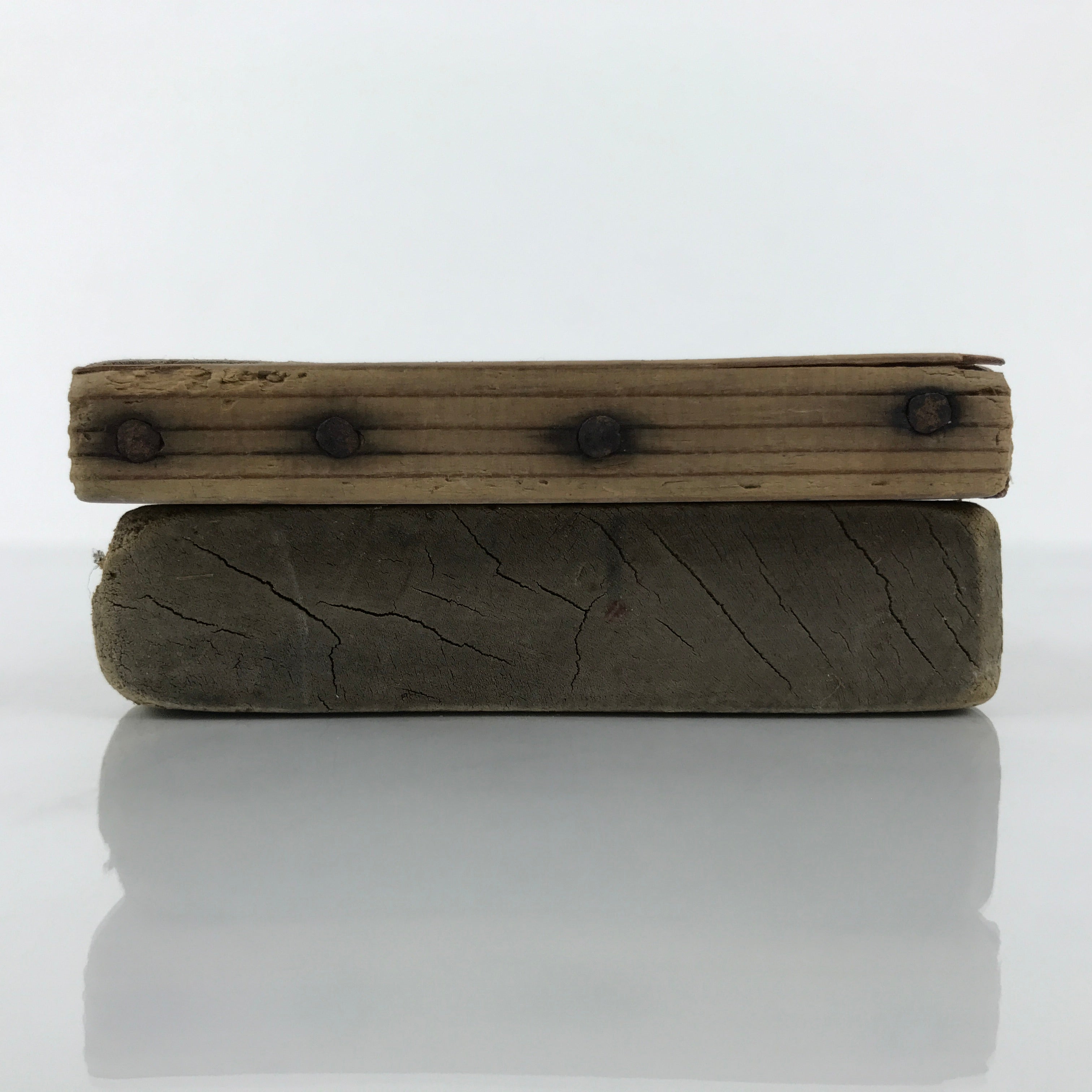 Japanese Wood Carved Kashigata Cake Mold Vtg Sweet Wagashi Tai Madai Fish Kg793