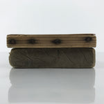 Japanese Wood Carved Kashigata Cake Mold Vtg Sweet Wagashi Tai Madai Fish Kg793