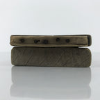 Japanese Wood Carved Kashigata Cake Mold Vtg Sweet Wagashi Tai Madai Fish Kg793