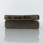 Japanese Wood Carved Kashigata Cake Mold Vtg Sweet Wagashi Tai Madai Fish Kg793