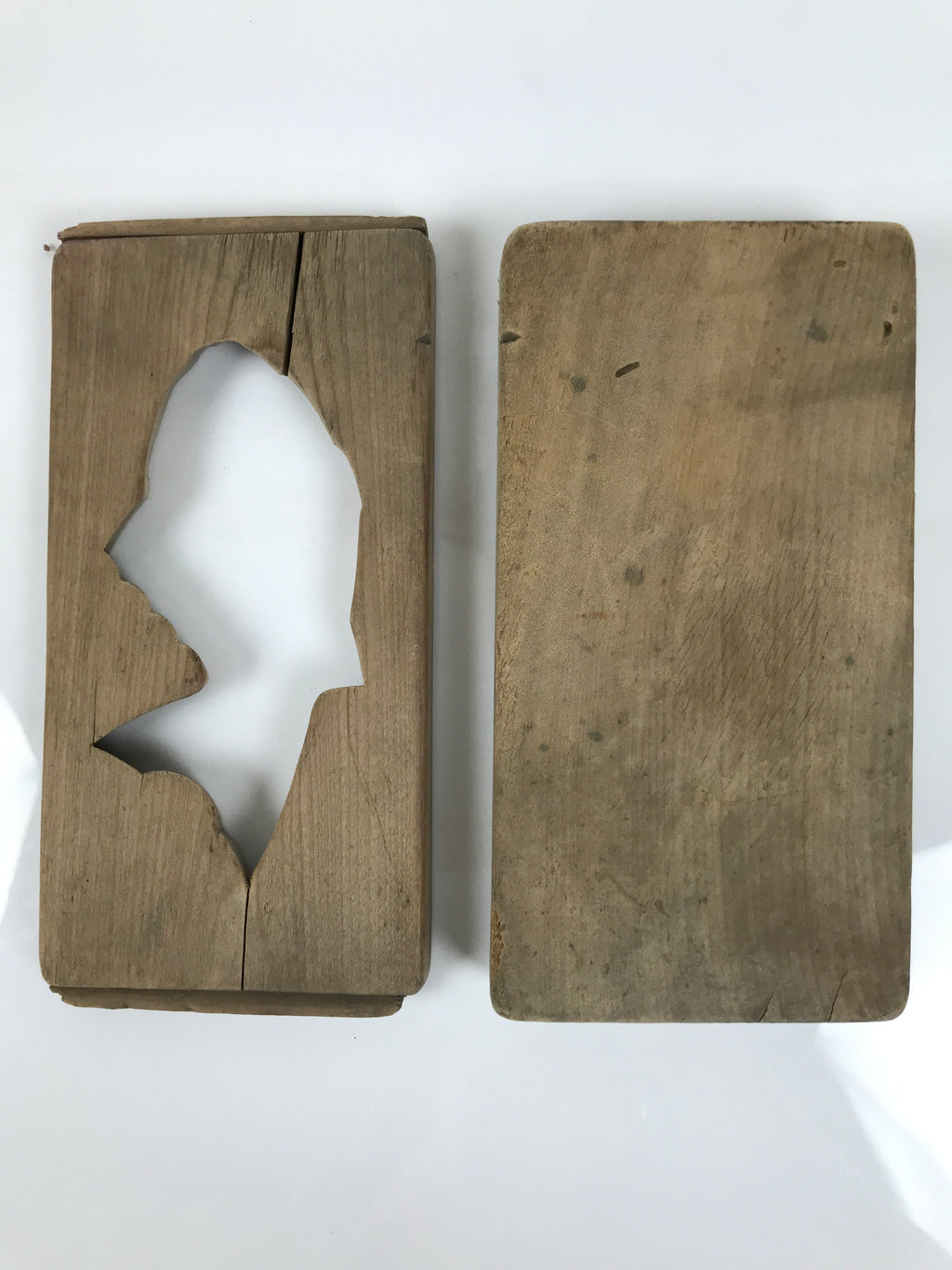 Japanese Wood Carved Kashigata Cake Mold Vtg Sweet Wagashi Tai Madai Fish Kg793