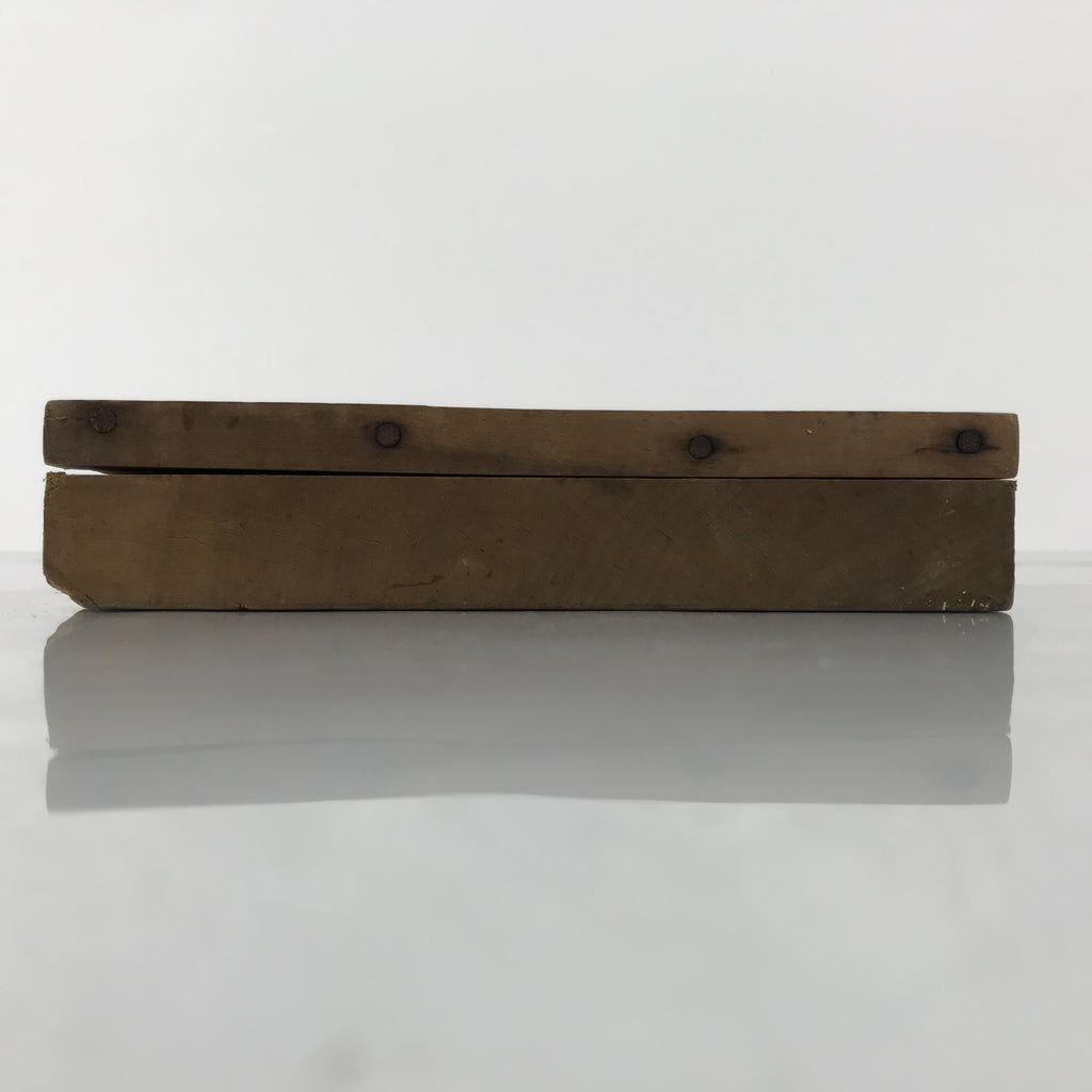 Japanese Wood Carved Kashigata Cake Mold Vtg Sweet Wagashi Tai Madai Fish Kg807