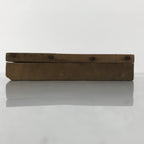 Japanese Wood Carved Kashigata Cake Mold Vtg Sweet Wagashi Tai Madai Fish Kg807