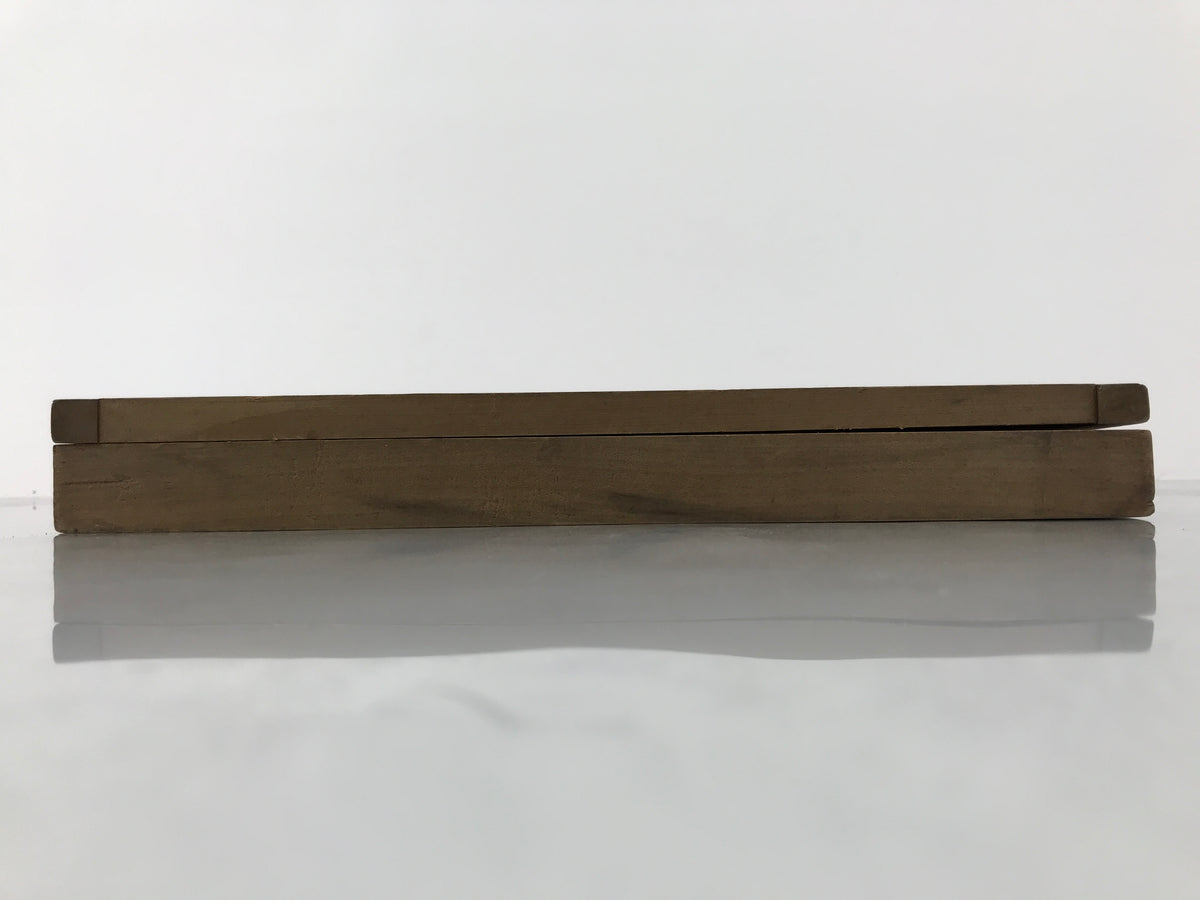Japanese Wood Carved Kashigata Cake Mold Vtg Sweet Wagashi Tai Madai Fish Kg807