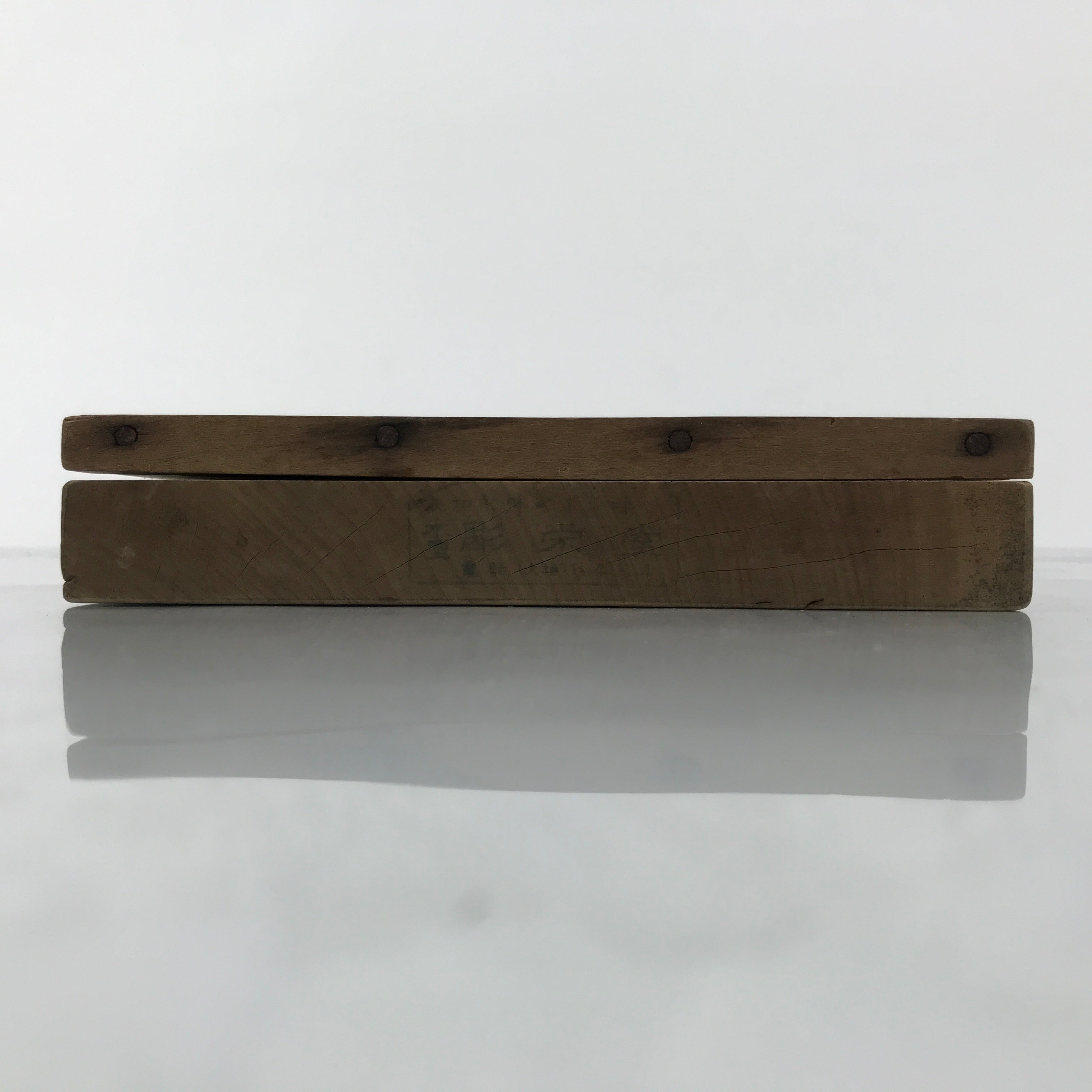 Japanese Wood Carved Kashigata Cake Mold Vtg Sweet Wagashi Tai Madai Fish Kg807