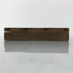Japanese Wood Carved Kashigata Cake Mold Vtg Sweet Wagashi Tai Madai Fish Kg807