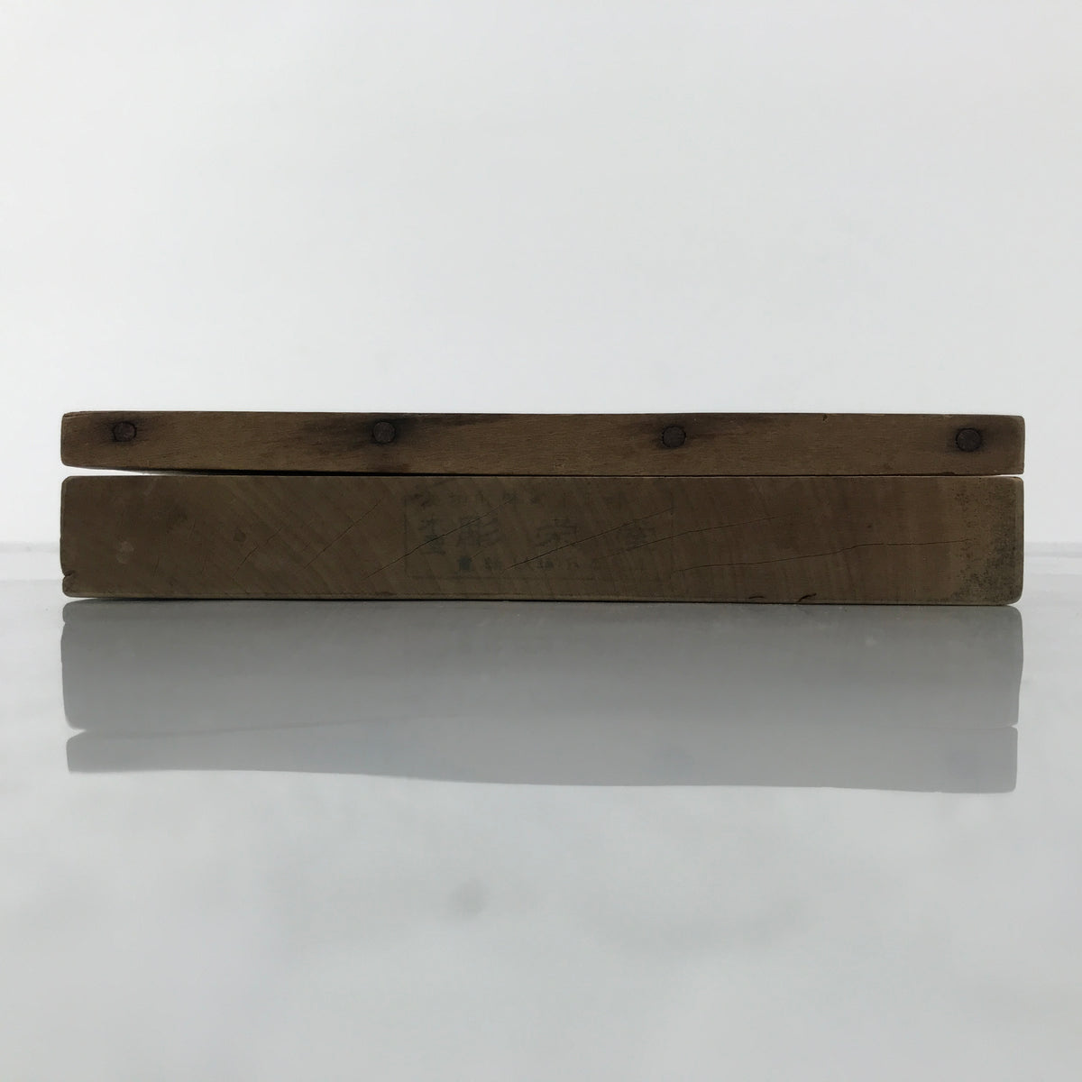 Japanese Wood Carved Kashigata Cake Mold Vtg Sweet Wagashi Tai Madai Fish Kg807