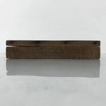 Japanese Wood Carved Kashigata Cake Mold Vtg Sweet Wagashi Tai Madai Fish Kg807