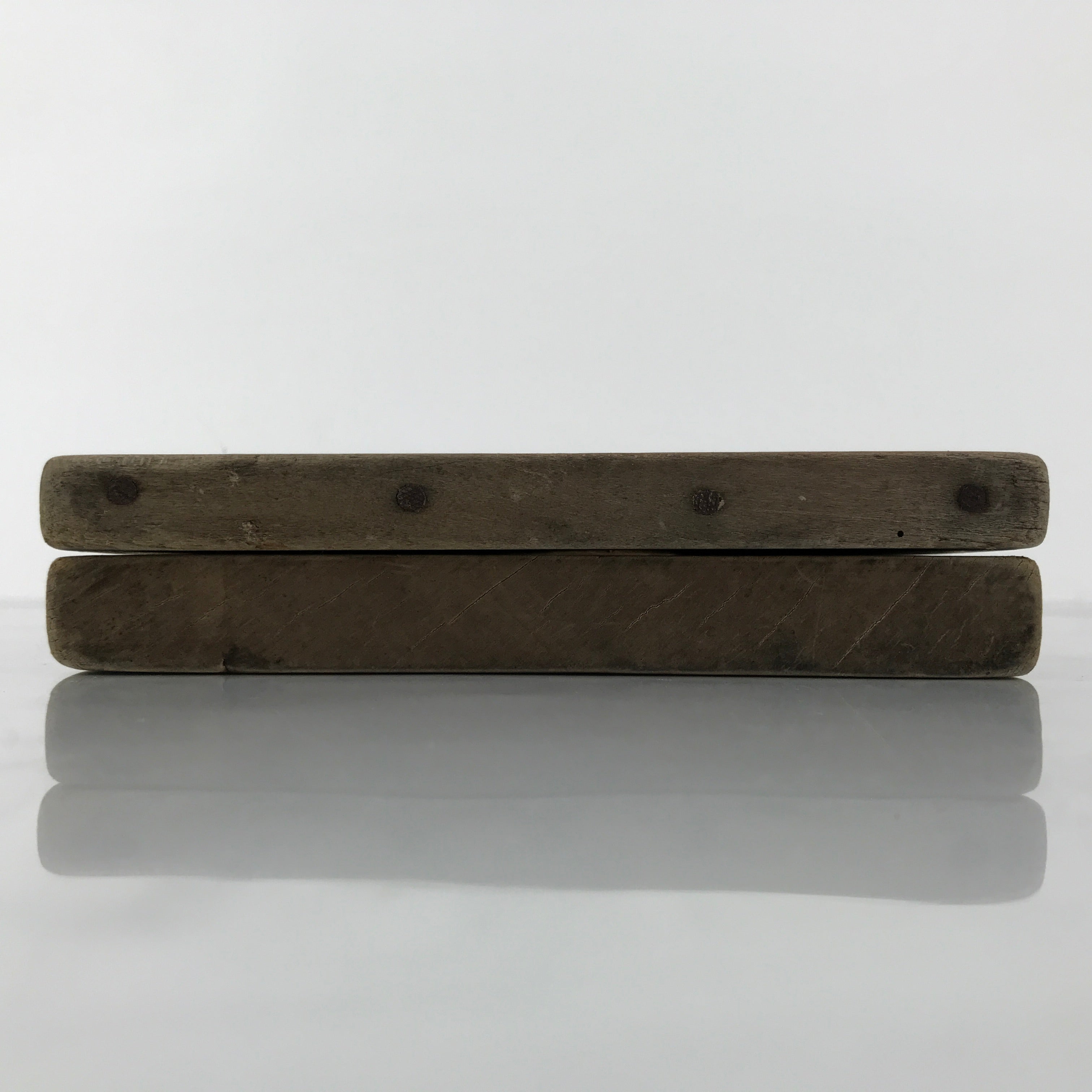 Japanese Wood Carved Kashigata Cake Mold Vtg Sweet Wagashi Tai Madai Fish Kg808