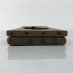Japanese Wood Carved Kashigata Cake Mold Vtg Sweet Wagashi Tai Madai Fish Kg809