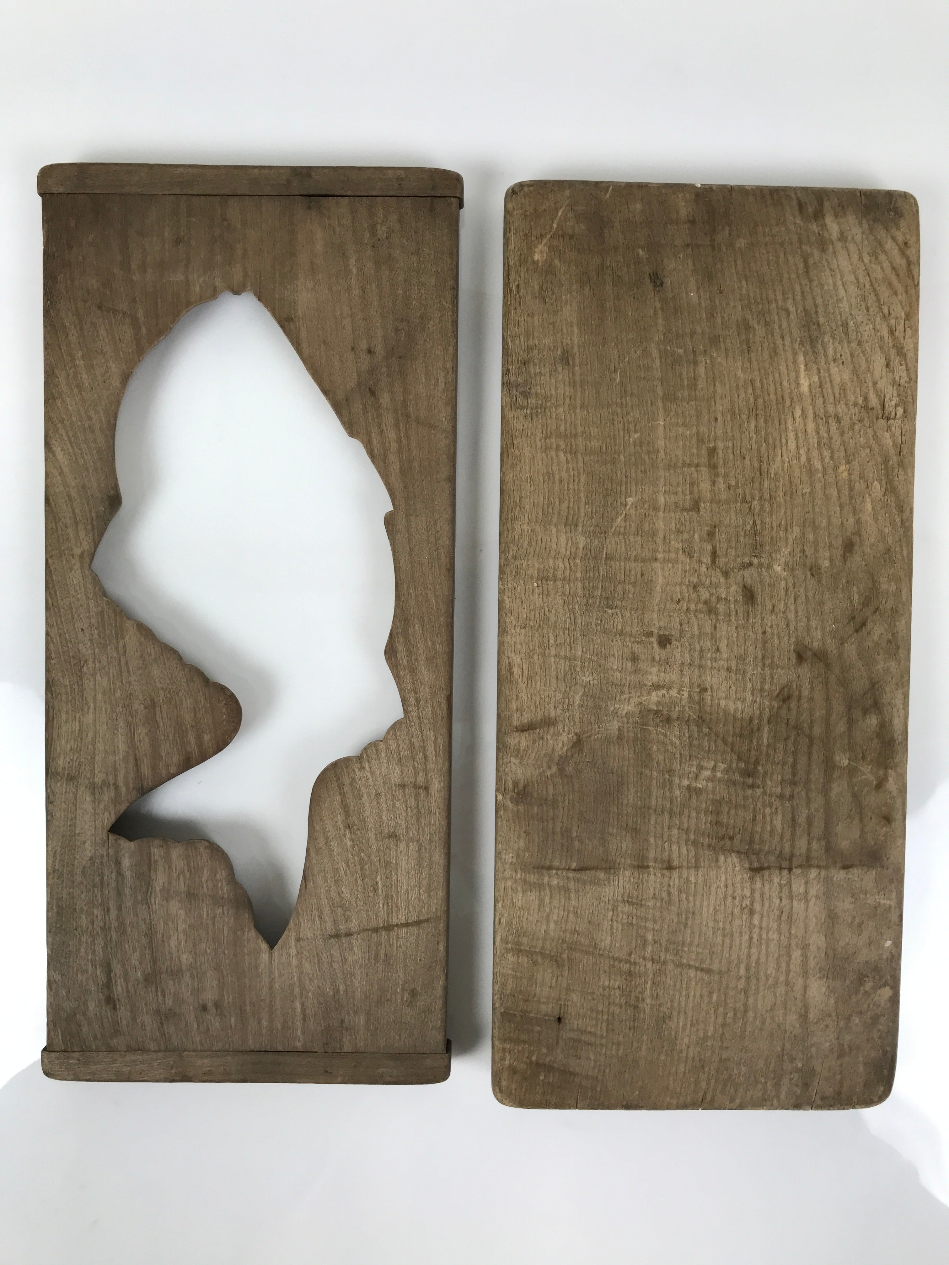 Japanese Wood Carved Kashigata Cake Mold Vtg Sweet Wagashi Tai Madai Fish Kg809