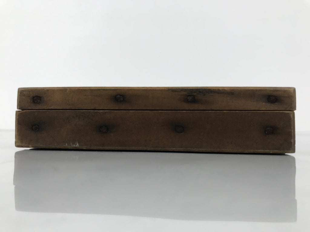 Japanese Wood Carved Kashigata Cake Mold Vtg Sweet Wagashi Tai Madai Fish Kg810