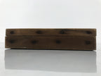 Japanese Wood Carved Kashigata Cake Mold Vtg Sweet Wagashi Tai Madai Fish Kg810