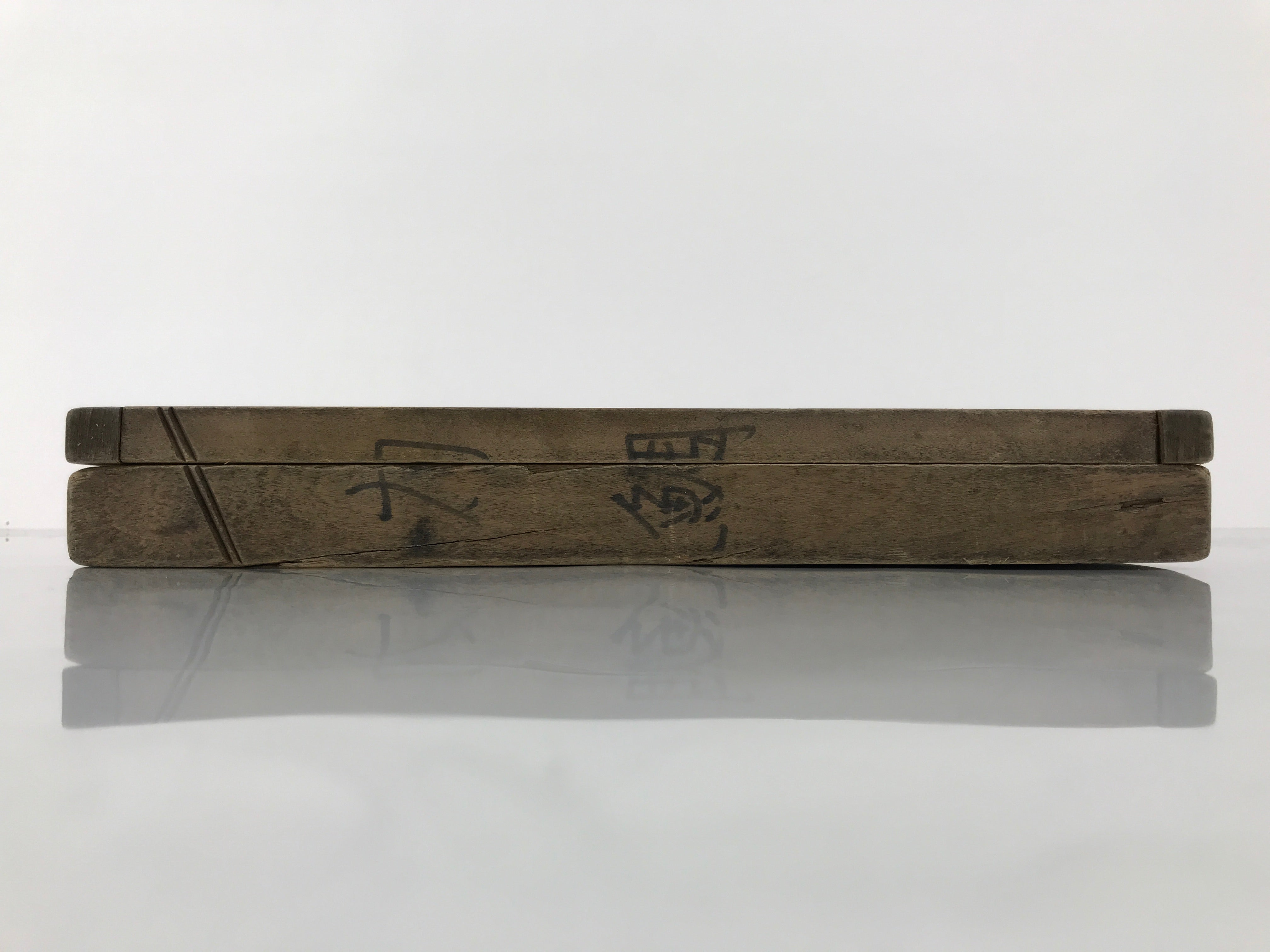 Japanese Wood Carved Kashigata Cake Mold Vtg Sweet Wagashi Tai Madai Fish Kg811