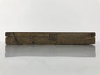 Japanese Wood Carved Kashigata Cake Mold Vtg Sweet Wagashi Tai Madai Fish Kg811