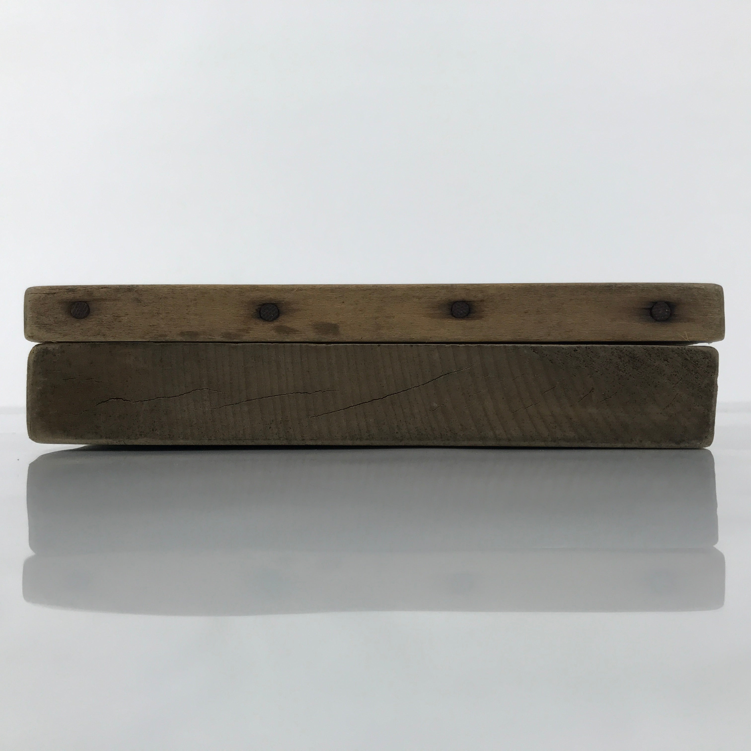 Japanese Wood Carved Kashigata Cake Mold Vtg Sweet Wagashi Tai Madai Fish Kg811