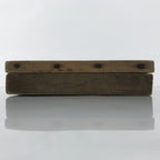 Japanese Wood Carved Kashigata Cake Mold Vtg Sweet Wagashi Tai Madai Fish Kg811