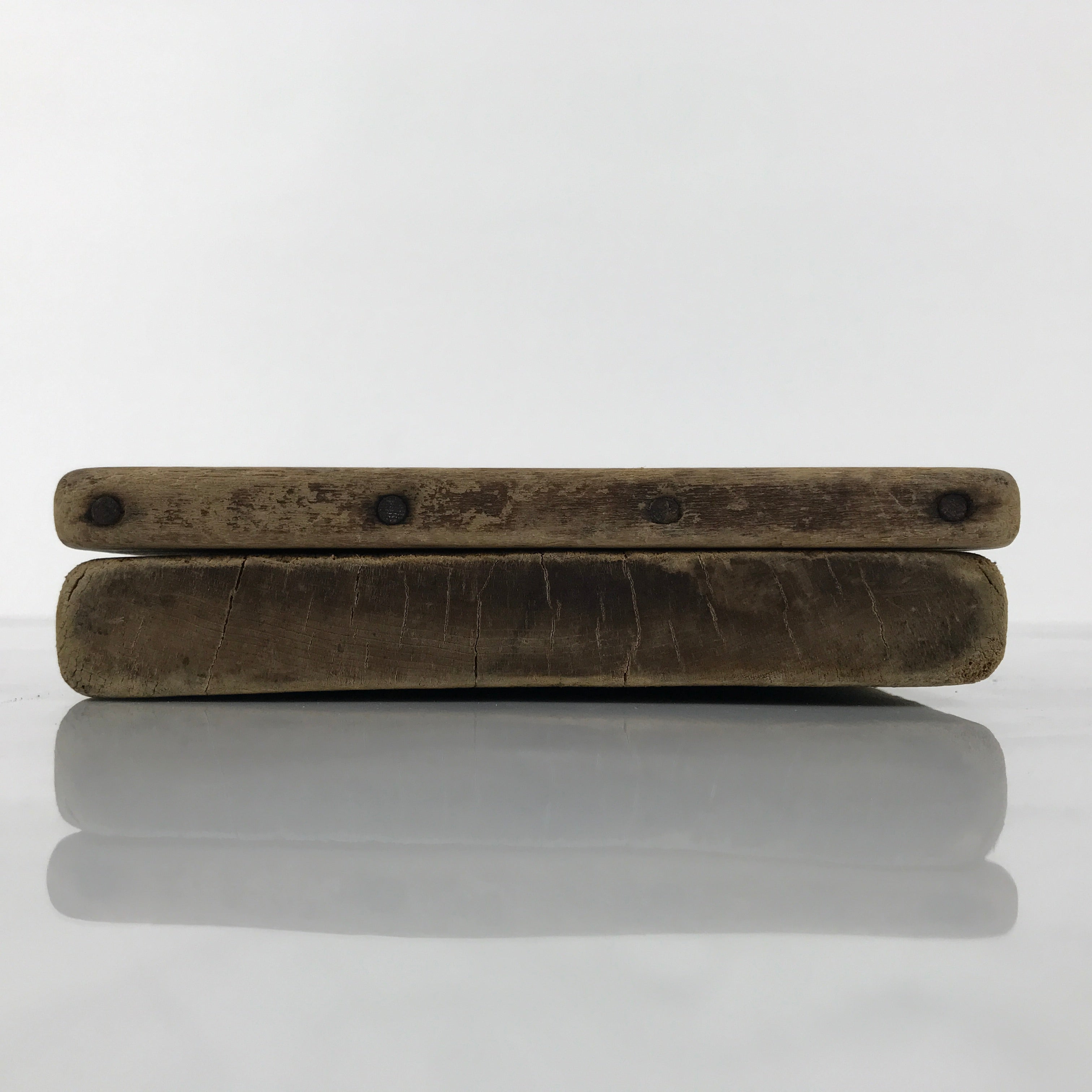 Japanese Wood Carved Kashigata Cake Mold Vtg Sweet Wagashi Tai Madai Fish Kg812