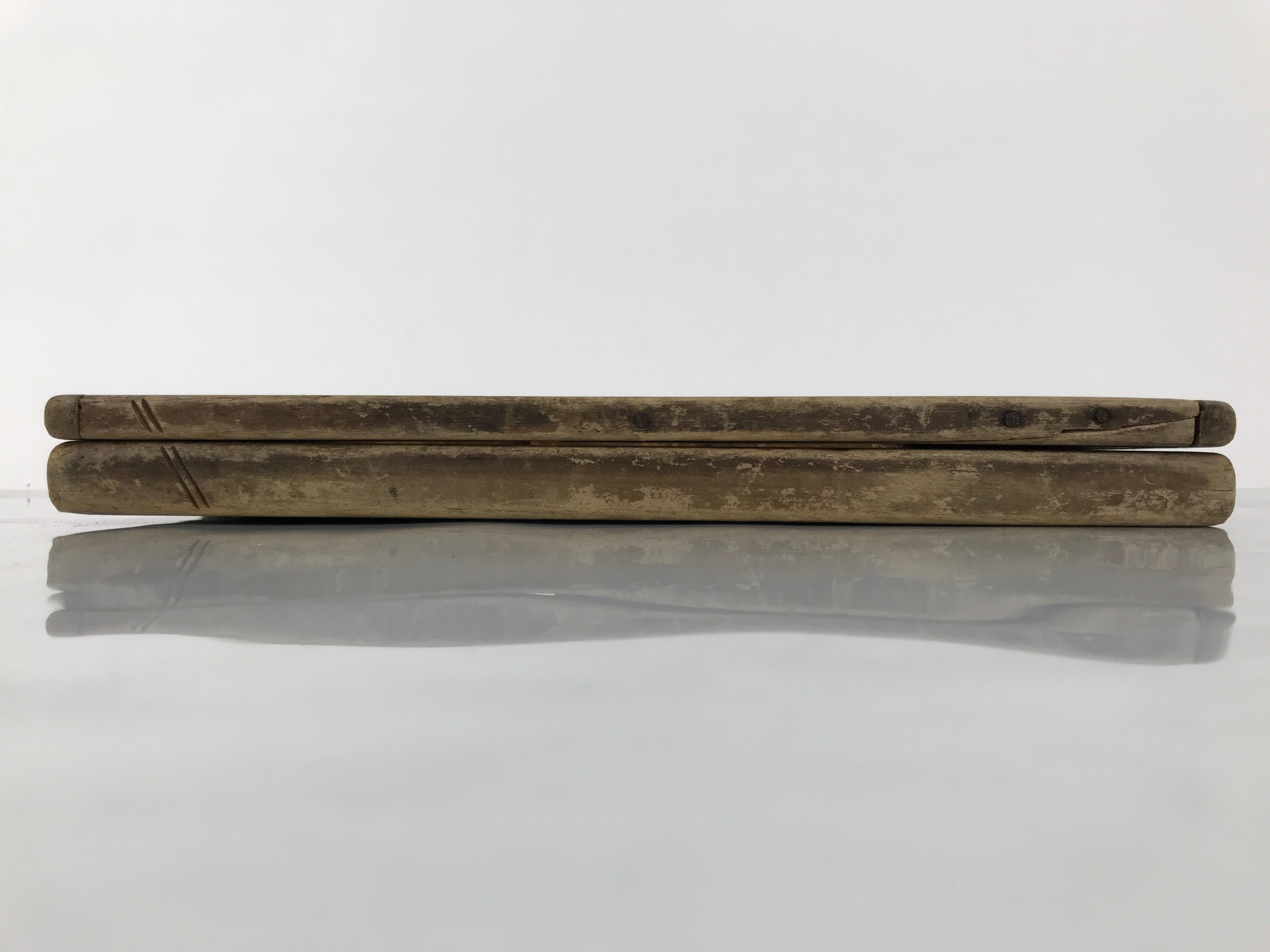 Japanese Wood Carved Kashigata Cake Mold Vtg Sweet Wagashi Tai Madai Fish Kg812