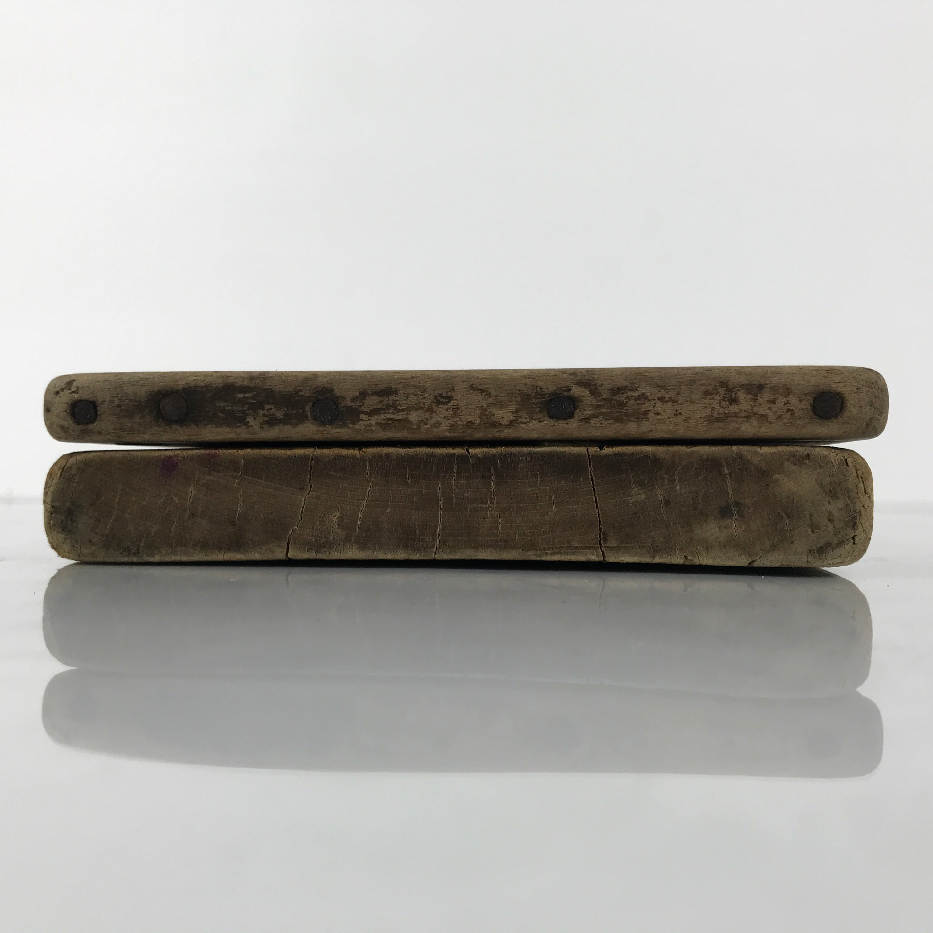 Japanese Wood Carved Kashigata Cake Mold Vtg Sweet Wagashi Tai Madai Fish Kg812