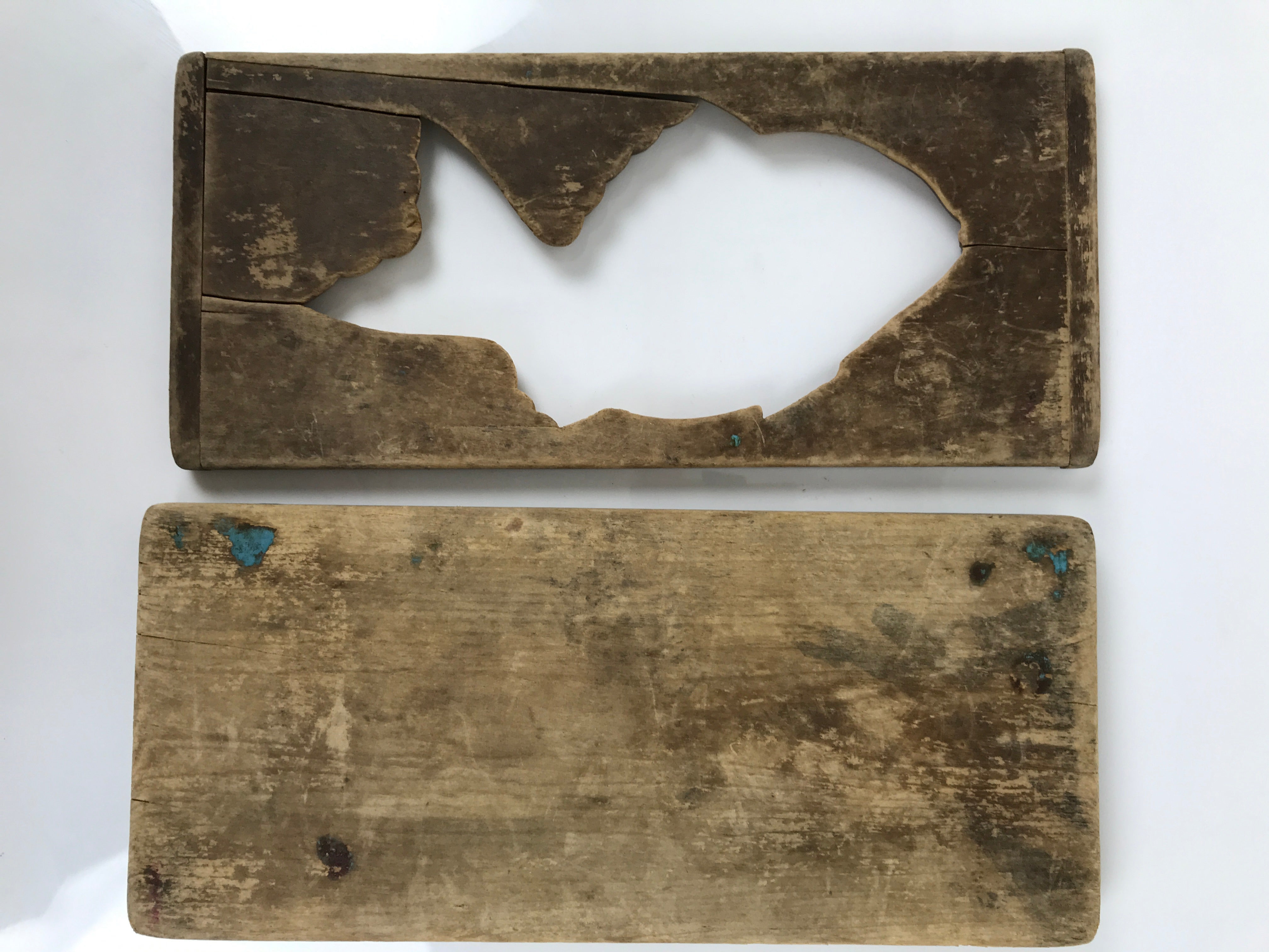 Japanese Wood Carved Kashigata Cake Mold Vtg Sweet Wagashi Tai Madai Fish Kg812