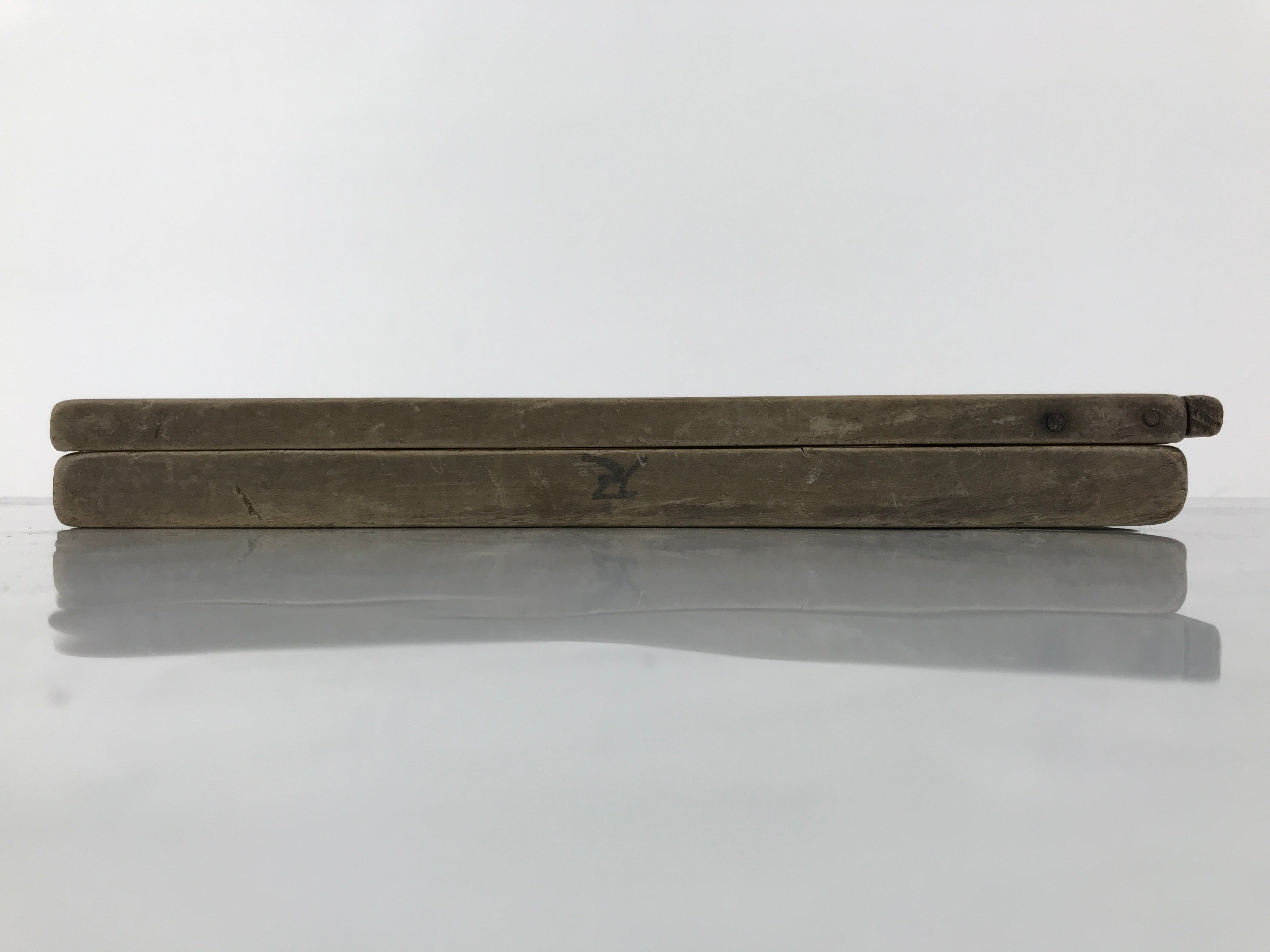 Japanese Wood Carved Kashigata Cake Mold Vtg Sweet Wagashi Tai Madai Fish Kg813