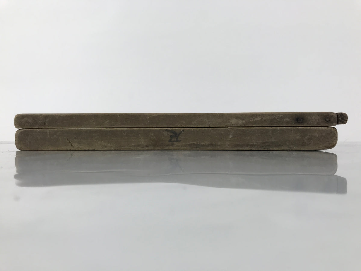 Japanese Wood Carved Kashigata Cake Mold Vtg Sweet Wagashi Tai Madai Fish Kg813