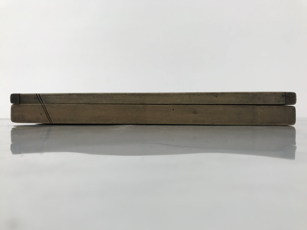 Japanese Wood Carved Kashigata Cake Mold Vtg Sweet Wagashi Tai Madai Fish Kg814