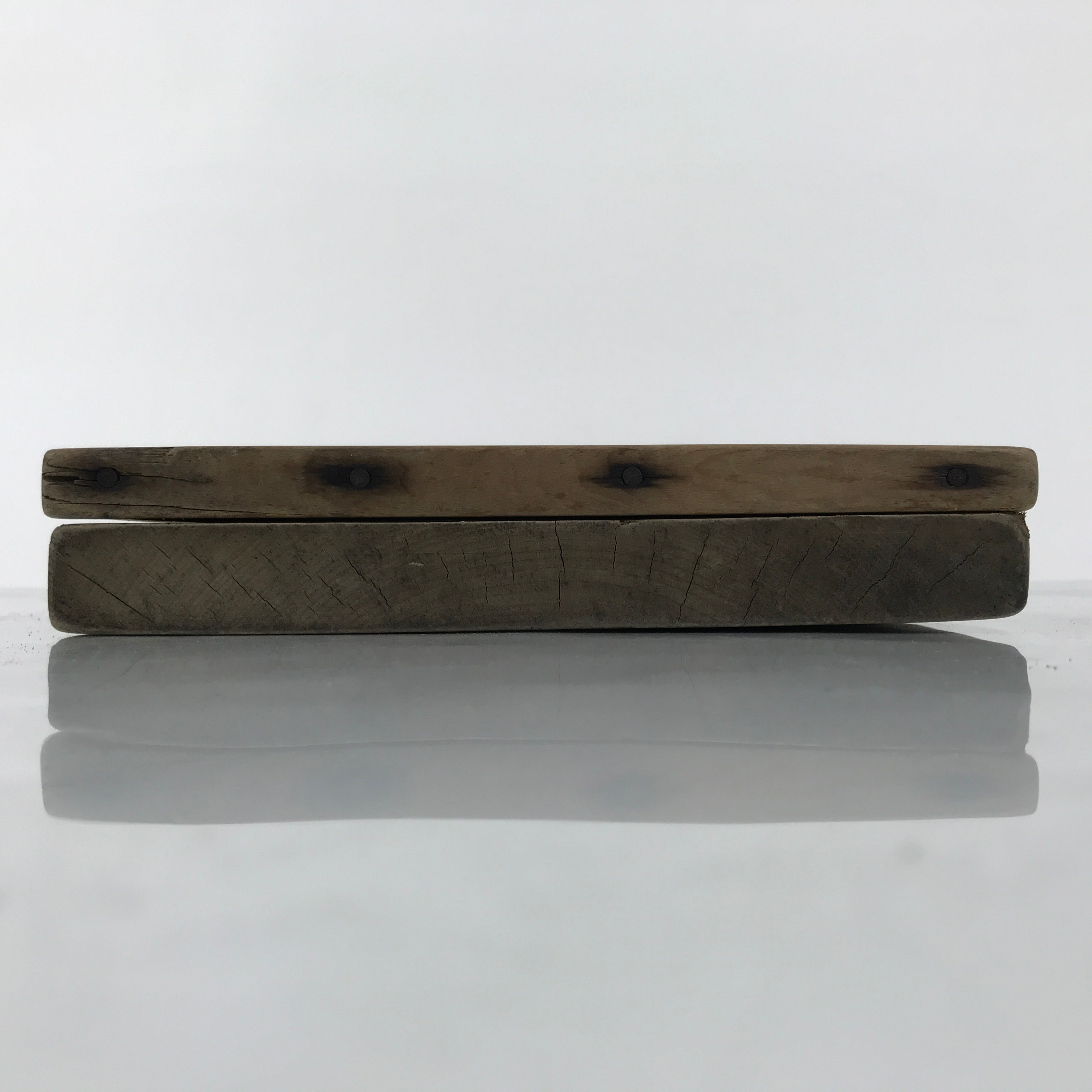 Japanese Wood Carved Kashigata Cake Mold Vtg Sweet Wagashi Tai Madai Fish Kg814