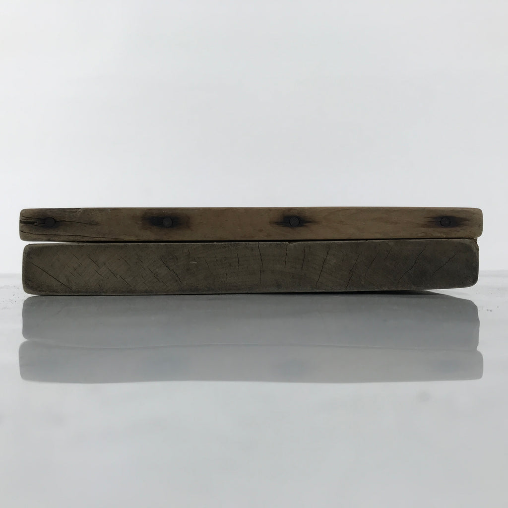 Japanese Wood Carved Kashigata Cake Mold Vtg Sweet Wagashi Tai Madai Fish Kg814