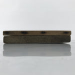 Japanese Wood Carved Kashigata Cake Mold Vtg Sweet Wagashi Tai Madai Fish Kg814