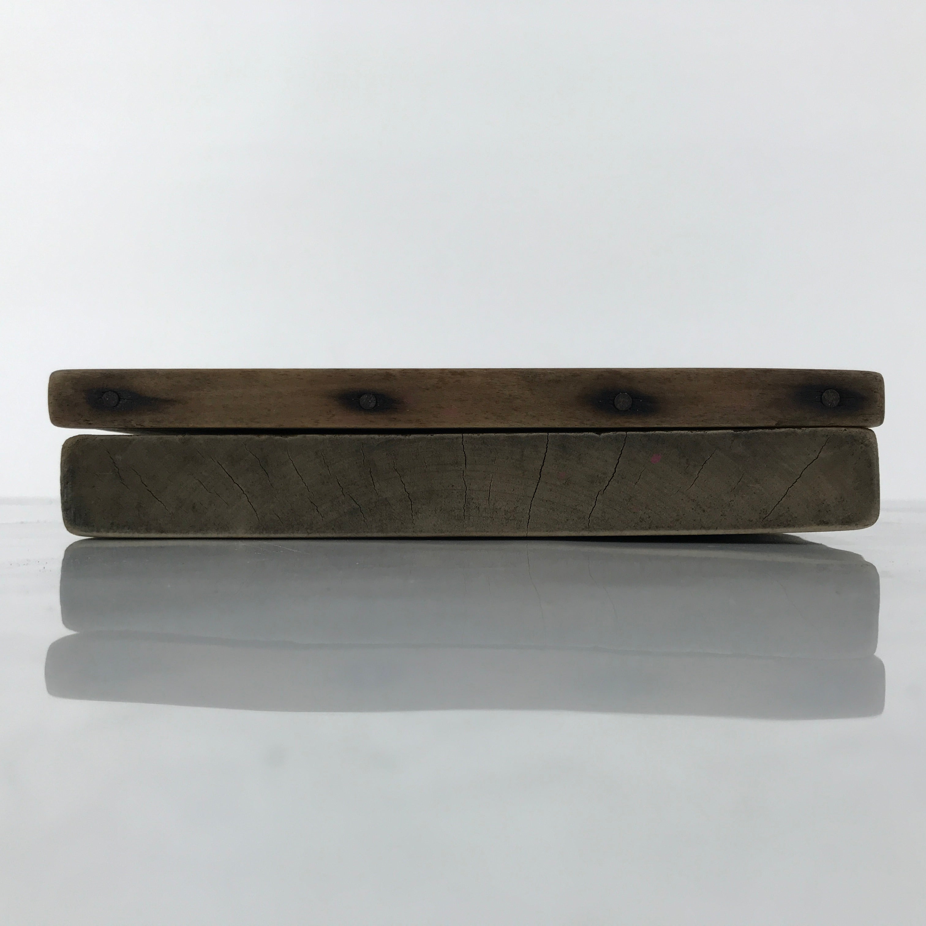 Japanese Wood Carved Kashigata Cake Mold Vtg Sweet Wagashi Tai Madai Fish Kg814