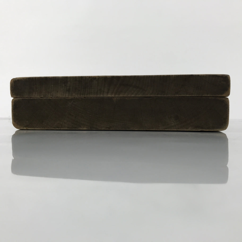 Japanese Wood Carved Kashigata Cake Mold Vtg Sweet Wagashi Tai Madai Fish Kg815