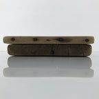 Japanese Wood Carved Kashigata Cake Mold Vtg Sweet Wagashi Tai Madai Fish Kg816