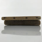 Japanese Wood Carved Kashigata Cake Mold Vtg Sweet Wagashi Tai Madai Fish Kg816