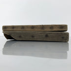 Japanese Wood Carved Kashigata Cake Mold Vtg Sweet Wagashi Tai Madai Fish Kg817