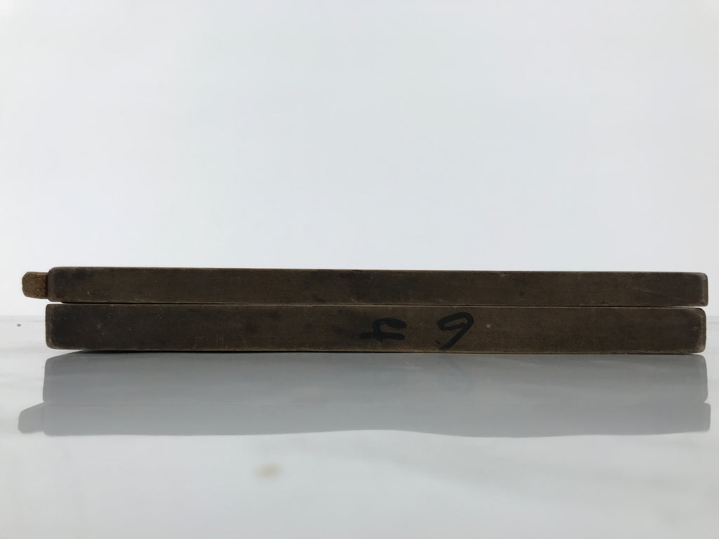 Japanese Wood Carved Kashigata Cake Mold Vtg Sweet Wagashi Tai Madai Fish Kg818