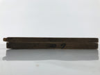 Japanese Wood Carved Kashigata Cake Mold Vtg Sweet Wagashi Tai Madai Fish Kg818