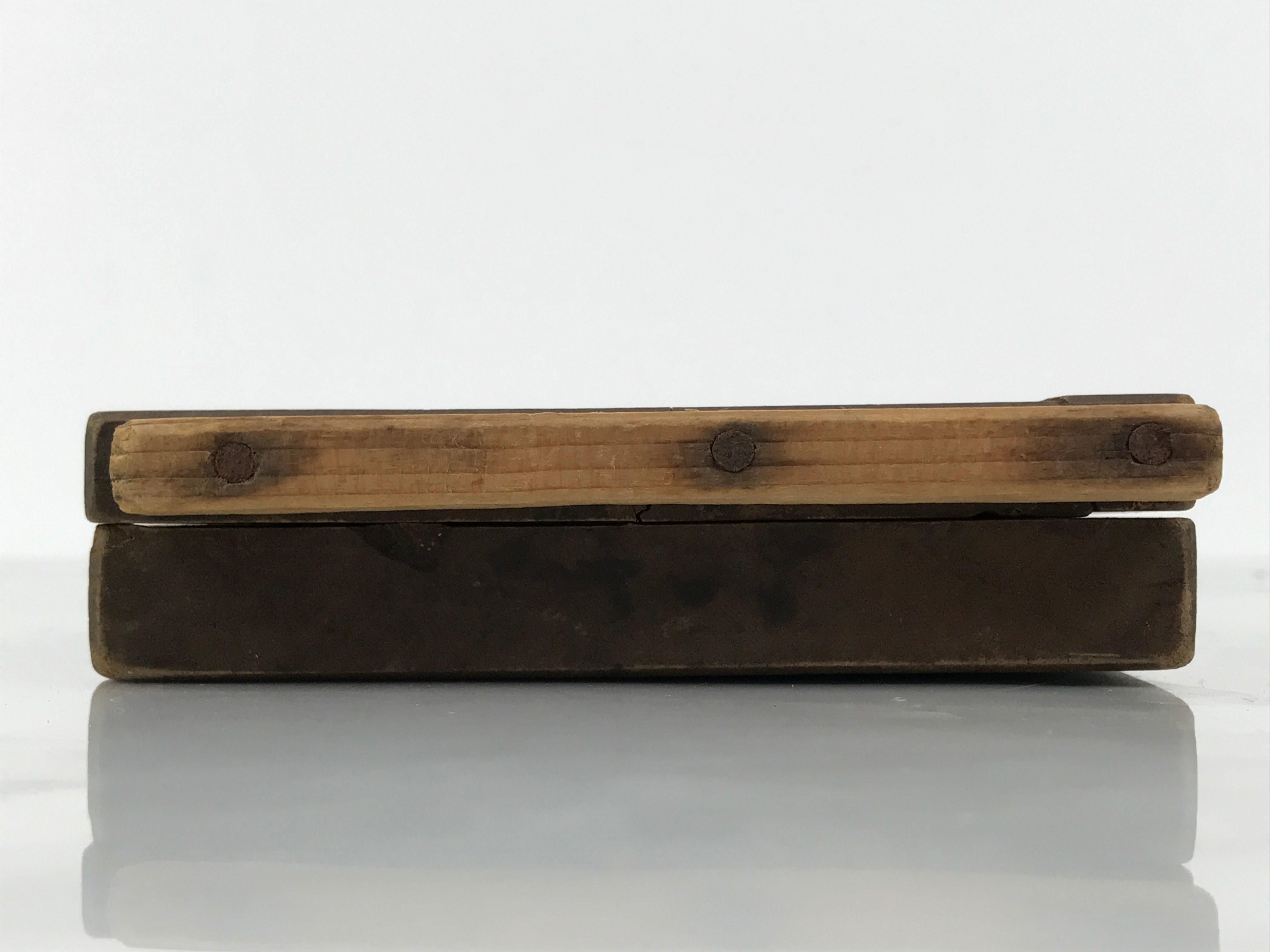 Japanese Wood Carved Kashigata Cake Mold Vtg Sweet Wagashi Tai Madai Fish Kg818