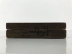 Japanese Wood Carved Kashigata Cake Mold Vtg Sweet Wagashi Tai Madai Fish Kg818