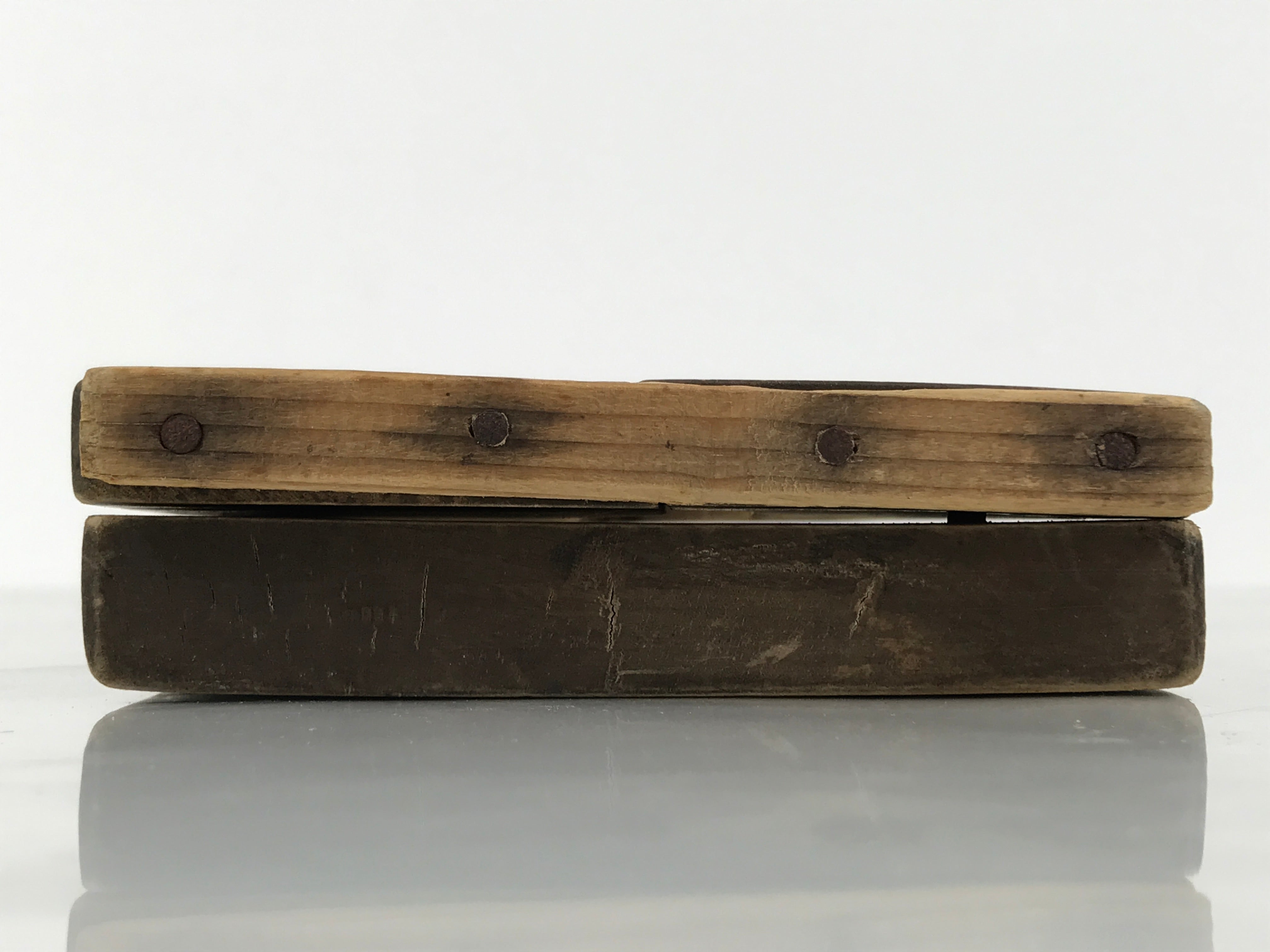 Japanese Wood Carved Kashigata Cake Mold Vtg Sweet Wagashi Tai Madai Fish Kg819