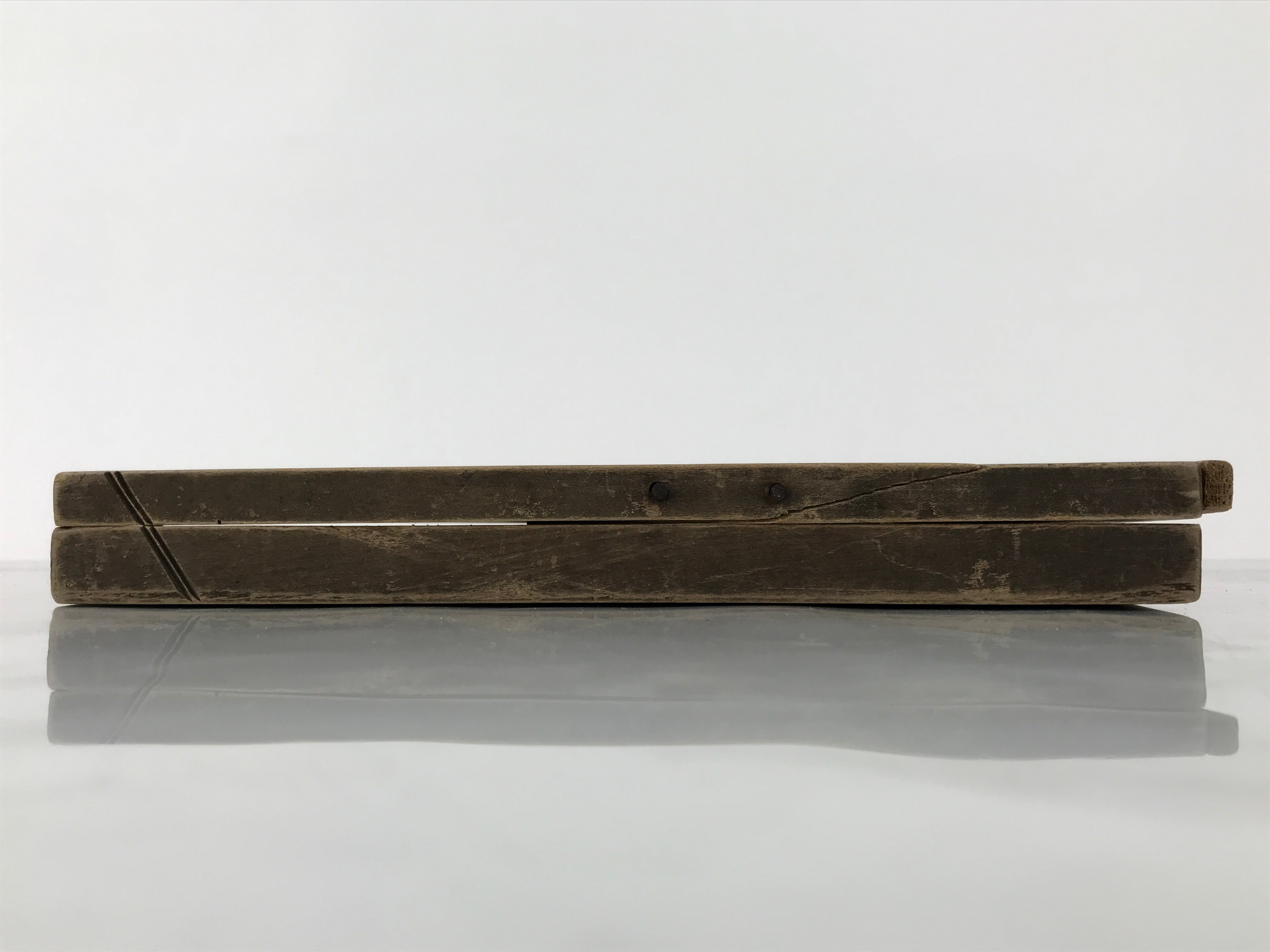 Japanese Wood Carved Kashigata Cake Mold Vtg Sweet Wagashi Tai Madai Fish Kg819